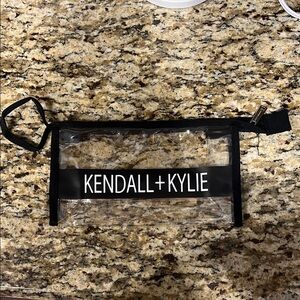 Kendall + Kylie Clear Cosmetic Bag